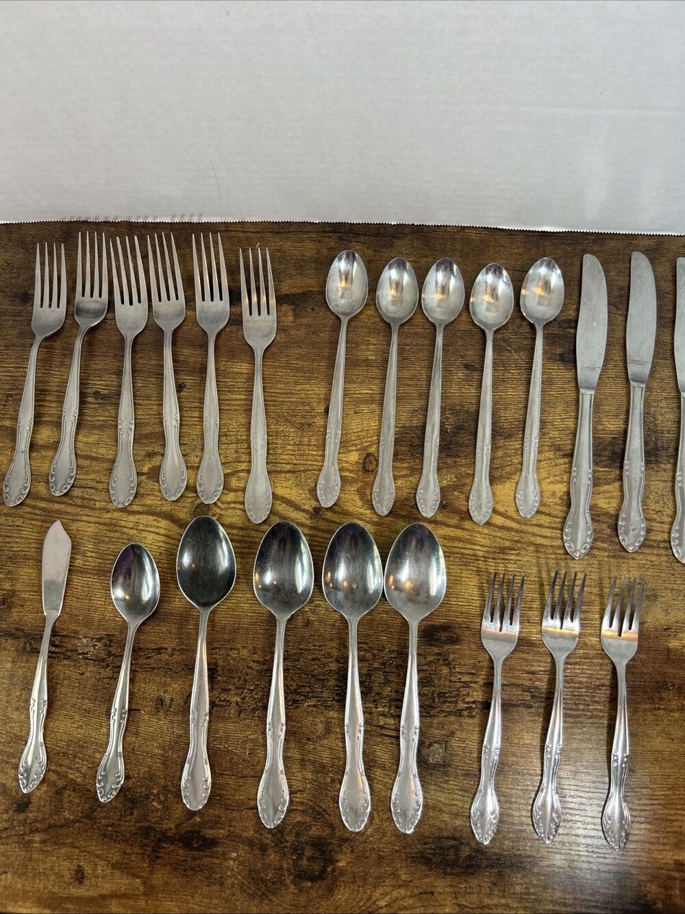 Hampton Hall Carolyn Stainless Flatware Mixed Lot 23 Pc Replacement Set Vintage